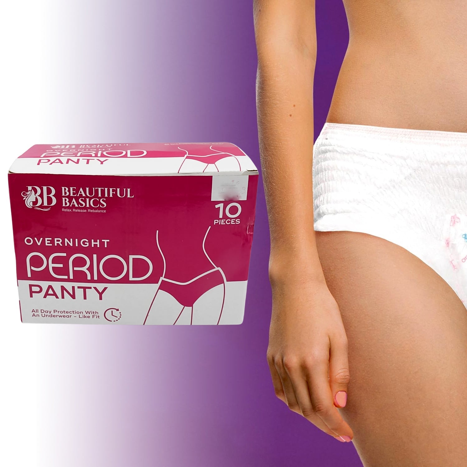 Women's Emergency Kit, Travel Kit- Includes Seamless Underwear, Pantyliner, Feminine Hygiene Sachet First Period Kit (10 Pcs) Women's Emergency Kit, Travel Kit- Includes Seamless Underwear, Pantyliner, Feminine Hygiene Sachet First Period Kit (10 Pcs)